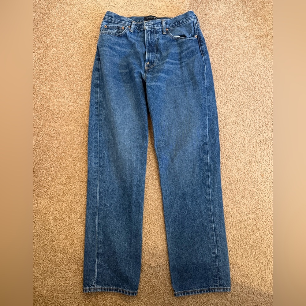 Abercrombie & Fitch Men's Straight Blue Jeans